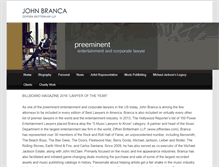 Tablet Screenshot of johnbranca.com